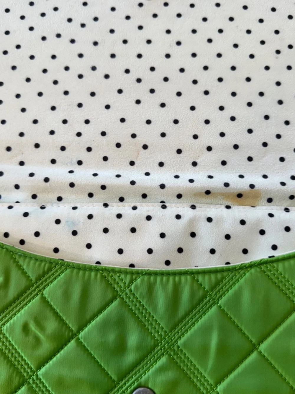 Kate Spade New York Quilted Nylon Tablet Sleeve – Vibrant Lime Green